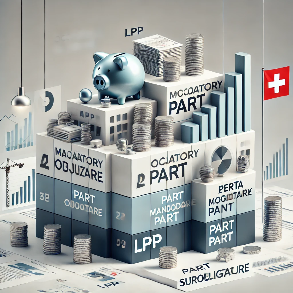 Part obligatoire et part surobligatoire LPP : différences, taux et options à la retraite